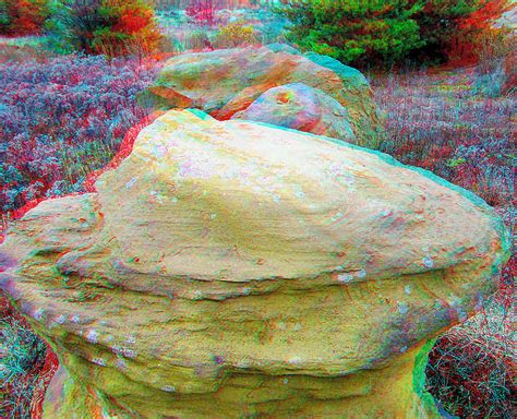 Rock Shapes 2 Use Red And Cyan 3d Glasses Photograph By Brian Wallace Fine Art America