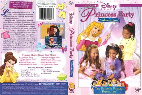 Disney Princess Party Volume 2 2005 R1 Dvd Cover Dvdcover