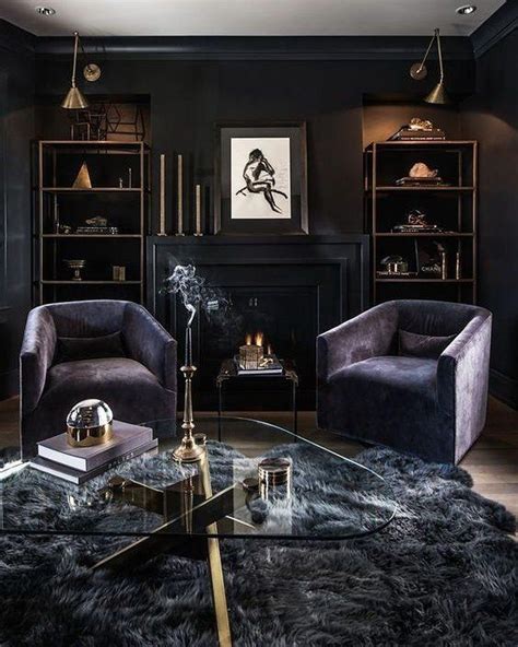 Contemporarylivingroomdecorideas Dark Living Rooms Gothic Living