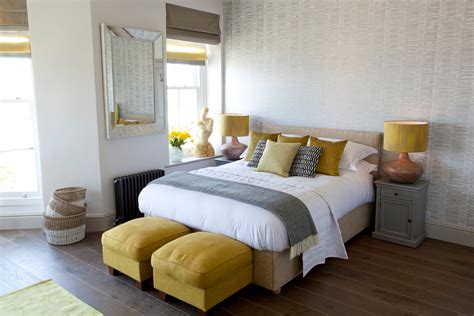 Yellow And Gray Bedroom Decor Neutral Meets Cheerful