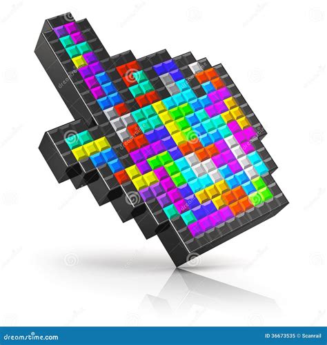 Colorful Link Selection Cursor Royalty Free Stock Photo Image 36673535