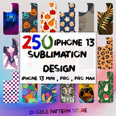 250 Sublimation Template For Iphone 13 Mini Pro And Pro Max