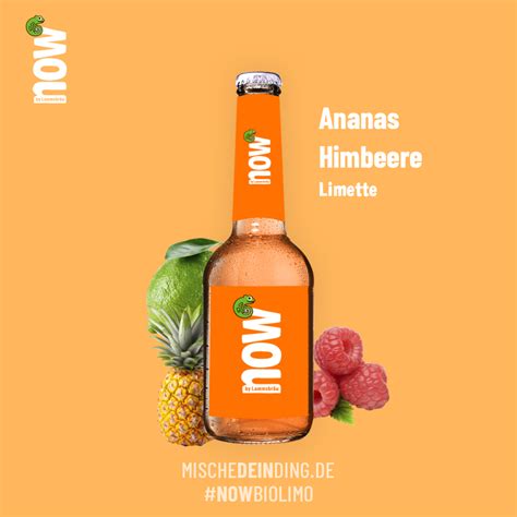 Mische dein Ding now Bio Limonade 100 Bio Neumarkter Lammsbräu