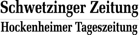 Schwetzinger Zeitung Hockenheimer Zeitung Schwetzinger Zeitung