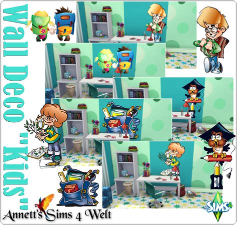 Sims 4 Ccs The Best Wall Deco Kids By Annett85