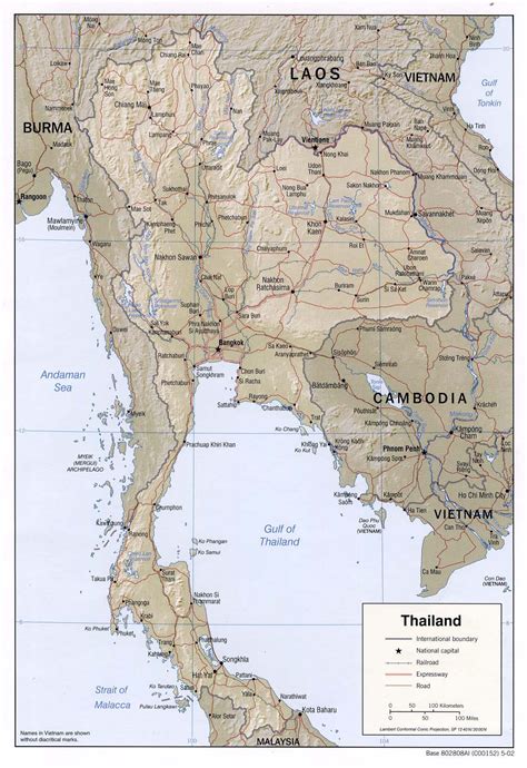Maps Of Thailand Detailed Map Of Thailand In English Tourist The Best Porn Website
