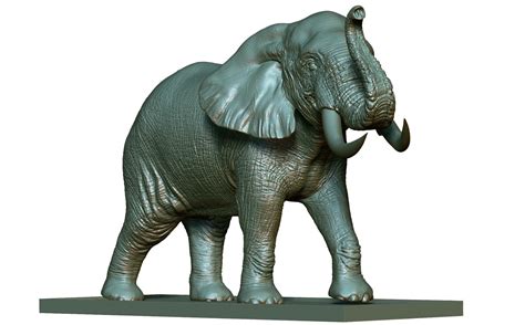 3D Model Elephant Printing TurboSquid 1478582