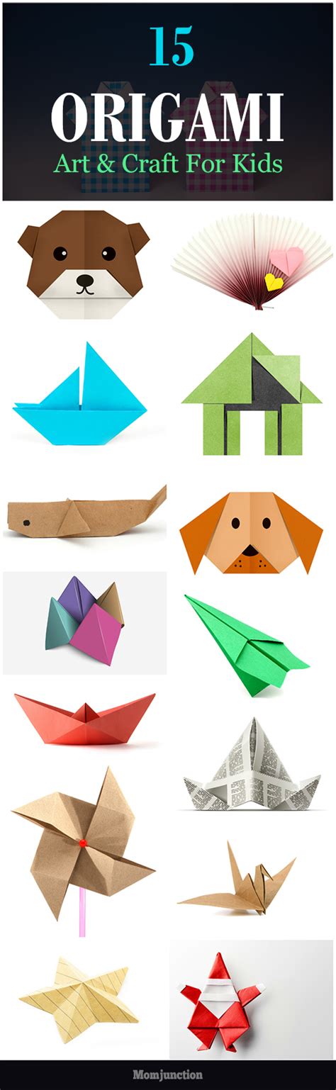 Top 15 Paper Folding Or Origami Crafts For Kids