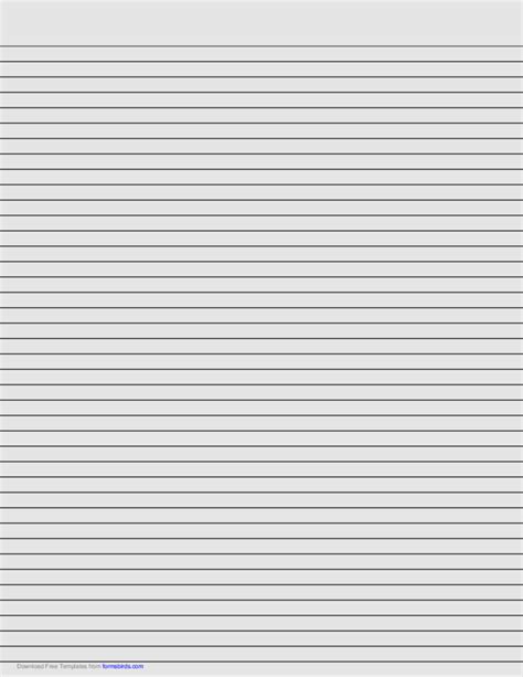 Lined Paper With Narrow Black Lines Light Gray Free Download