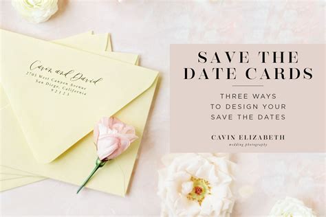 3 Save The Date Card Ideas Engagement Photographer Wedding