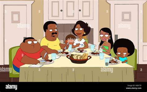 THE CLEVELAND SHOW From Left Cleveland Brown Jr Cleveland Brown Donna Tubbs Roberta