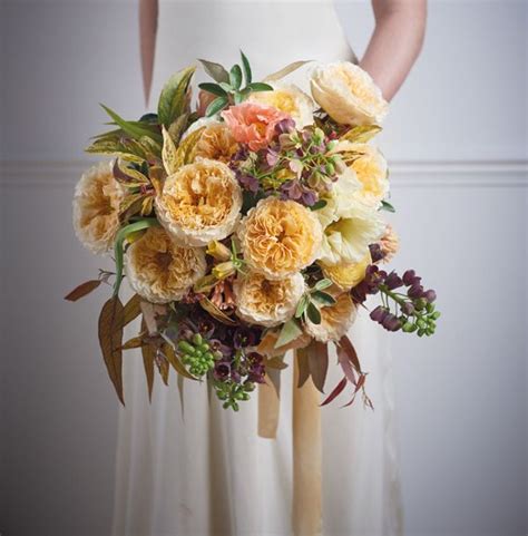 12 Breath Taking Bridal Bouquets Featuring David Austin Roses David