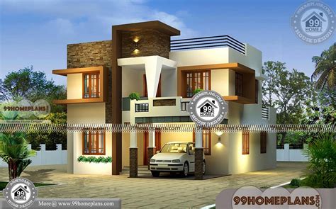 Modern Narrow Lot House Plans Box Type Cost Effective
