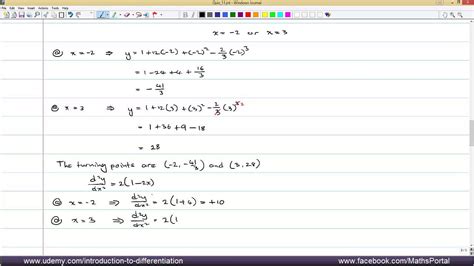 How to find the max and min of a function? Differentiation: Finding Max/Min points using Second ...