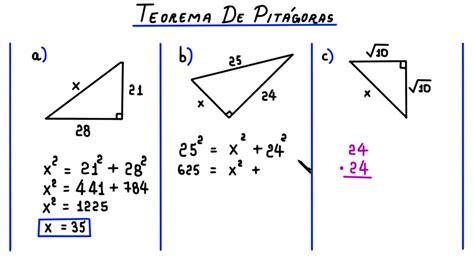 Teorema De Pitagoras Formula Teorema De Pitágoras Introdução
