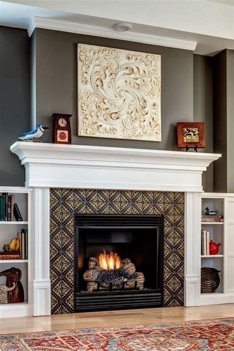 68 Stylish Fireplace Tile Ideas You Should Try For Your Fireplace