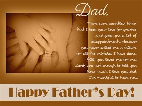 While you might not be grabbing brunch or a dozen roses for that whether a well wishes card for your own father or loving messages to the father or your children, write some thoughtful father's day messages to. Father's Day Card Messages from Daughter | Fathers day ...