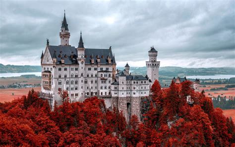 Neuschwanstein Castle Bavaria Germany Hd Wallpaper