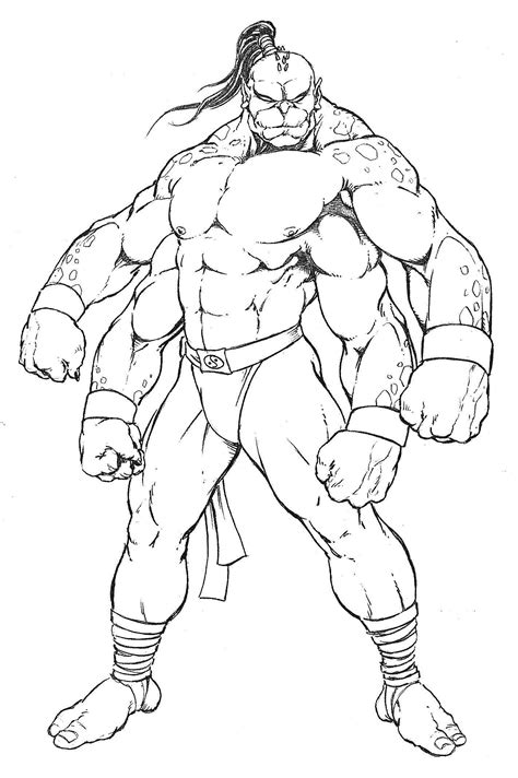 Mortal Kombat Coloring Pages Free Coloring Pages