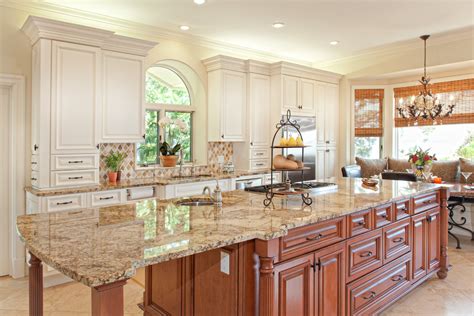 Do you need a change in your kitchen? Granite Island Countertop - Traditional - Kitchen - Miami ...