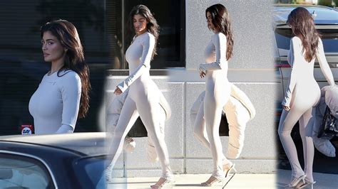 Kylie Jenner Pours Her Curves Into Very Fitted Khy Bodysuit As She