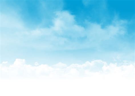 Blue Sky And Clouds Abstract Background Illustration With