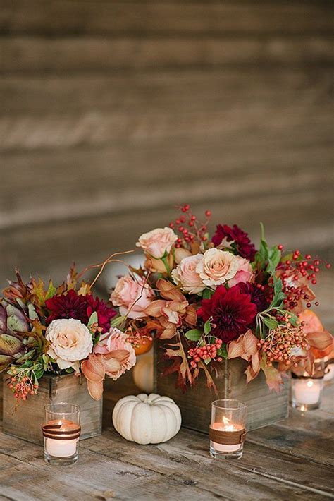 7 Joyful Fall Wedding Decoration Ideas