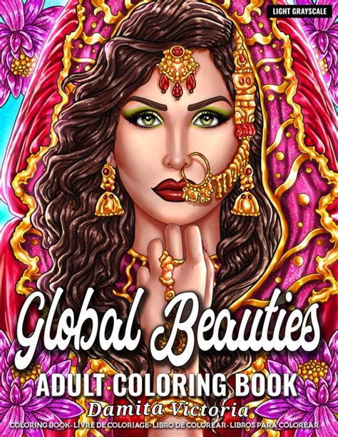 Buy Adult Coloring Book Global Beauties Woman Coloring Book For