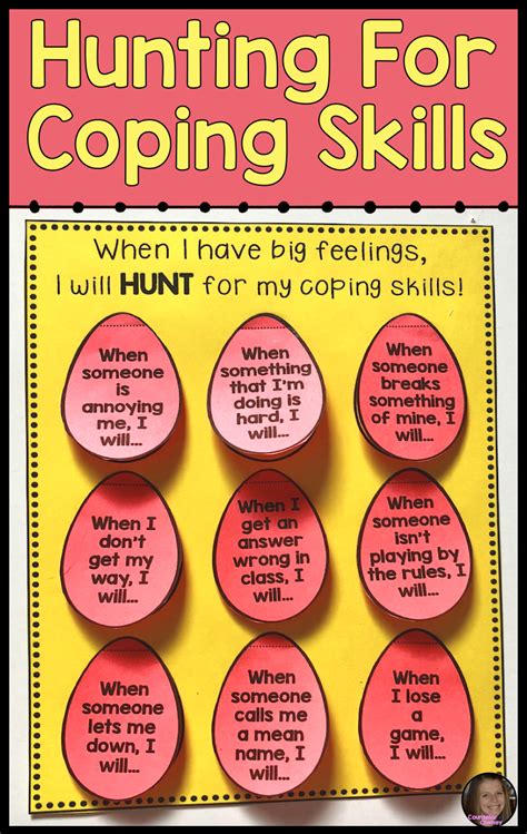 coping skills activities for easter or spring school counseling lessons coping skills