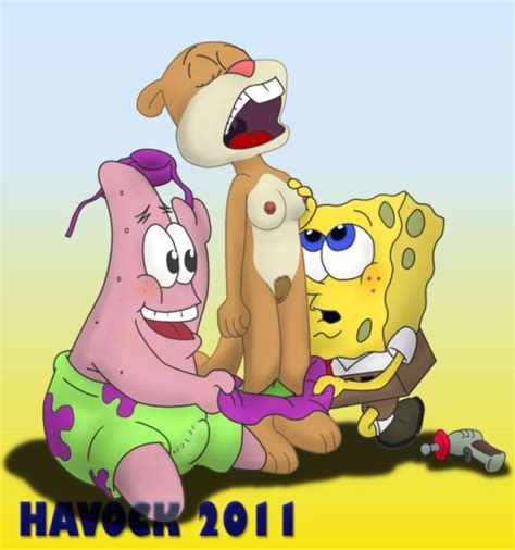 663198 Havock Patrick Star Sandy Cheeks Spongebob Squarepants Sponge