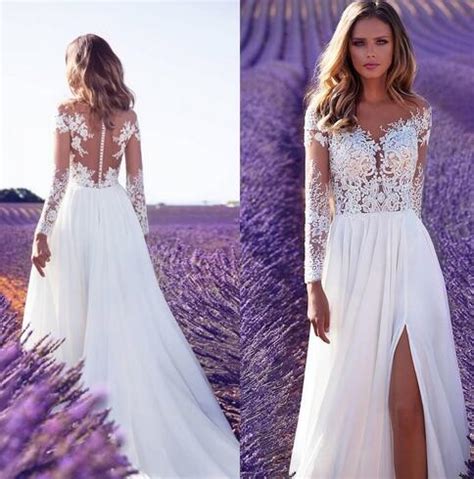Free shipping and rush order options available. Long Sleeve Wedding Dresses 2018 Vintage-Inspired Hippie ...