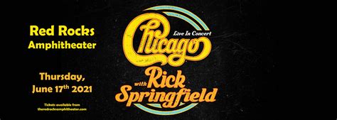 Chicago The Band And Rick Springfield Cancelled Tickets 17th June