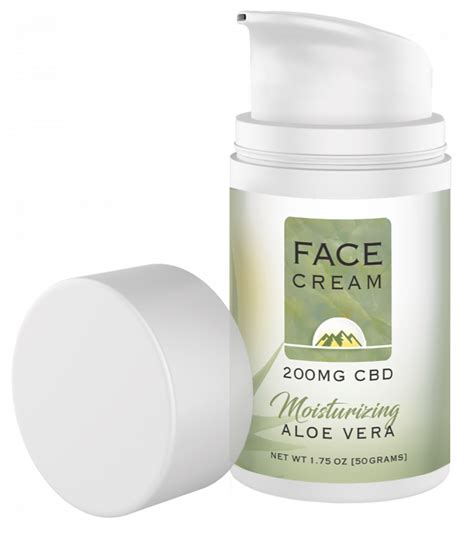 Cbd Face Cream With Aloe Sunset Hills Cbd