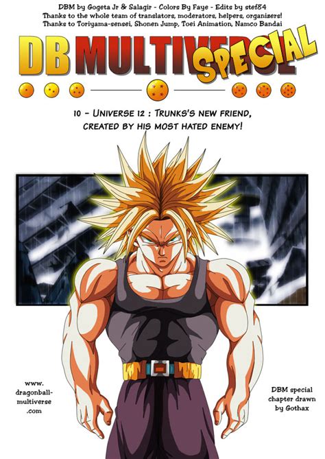 It is the foundation of anime in the west, and rightly so. Universe 12: Trunks's new friend, created by his most ...