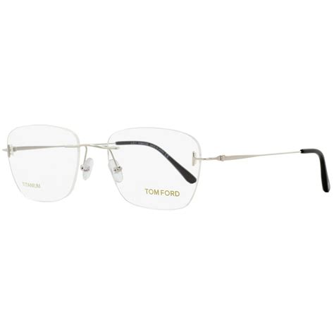 tom ford rimless eyeglasses tf5395 016 size 52mm palladium black ft5395