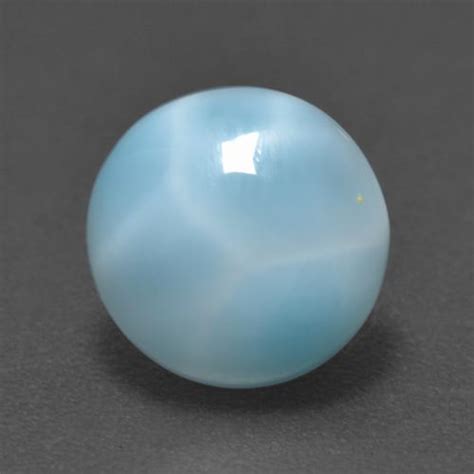 3 Carat Light Sky Blue Larimar Gem From Dominican Republic