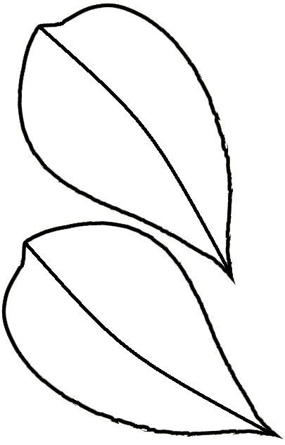 Sunflower Leaf Template Clipart Best