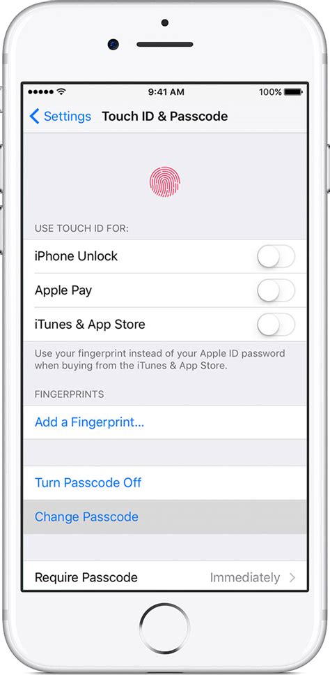 Use A Passcode With Your Iphone Ipad Or Ipod Touch Apple Support