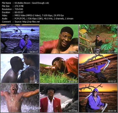 Bobby Brown Good Enough Download Music Video Clip From Vob