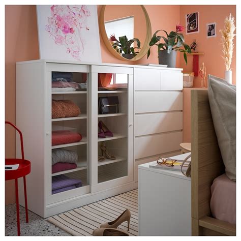 Find the kitchen cabinet & cupboard doors that lead the way at ikea.ca. SYVDE white, Cabinet with glass doors - IKEA