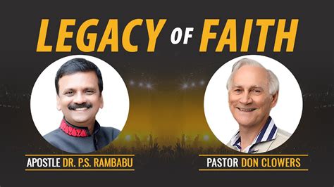 LEGACY OF FAITH - YouTube