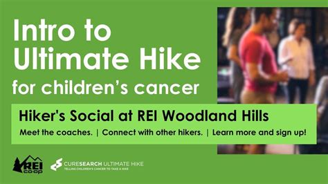 Intro To Pct Ultimate Hike With Curesearch For Childrens Cancer Rei