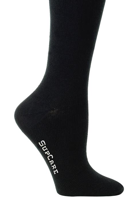 compression stockings black with bamboo fibers