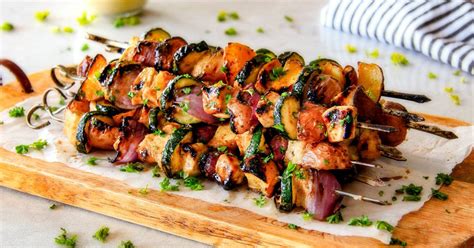 The secret is in the marinade. Honey Mustard Chicken Kabobs ⋆ Real Housemoms