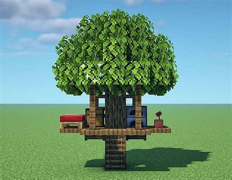 Minecraft How To Build A Treehouse Minecraft Treehouses Minecraft My Xxx Hot Girl