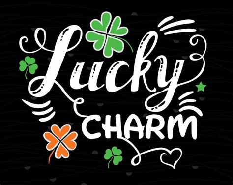 Lucky Charm St Patricks Day Svg Silhouette And Cricut Cut Etsy