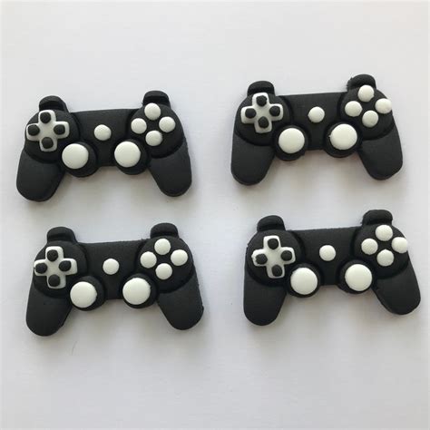12 Playstation Controllers Inspired Cupcake Toppers Fondant Etsy