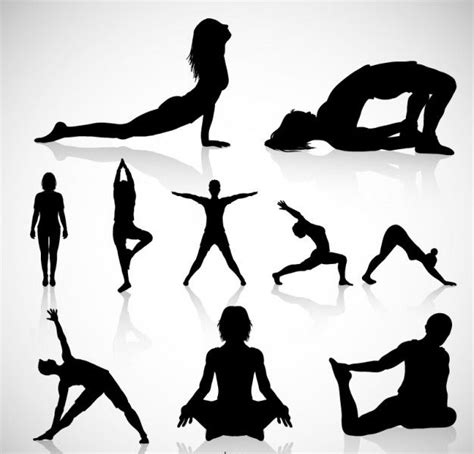 Download 8 Yoga Silhouette Designs | Design Trends - Premium PSD, Vector Downloads