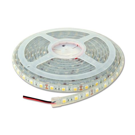 12V 14 4W 5050 RED IP67 Strip Lighting 16 5FT 5Meters Dimmable