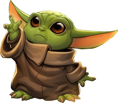 Baby Yoda Clipart Yoda Kawaii Pngyoda Png Free Transparent Png Images